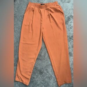 Forever 21 High Waisted Terracotta Flowy Pants